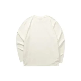 Maglione girocollo con logo stampato “Bianco Nero Blu”