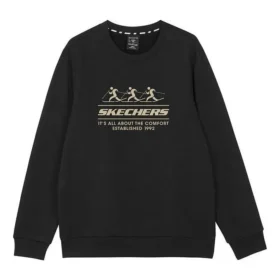Maglione girocollo con logo stampato “Nero Grigio Bianco Viola”