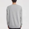 Maglione girocollo con logo stampato “Nero Grigio Bianco Viola”