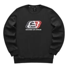 Maglione girocollo con logo stampato “Nero Rosso”