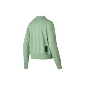 Maglione girocollo con logo stampato “Verde”