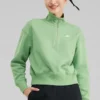 Maglione girocollo con logo stampato “Verde”