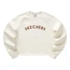 Maglione girocollo con logo stampato “White Red”