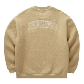 Maglione girocollo con stampa a lettere “Tan”