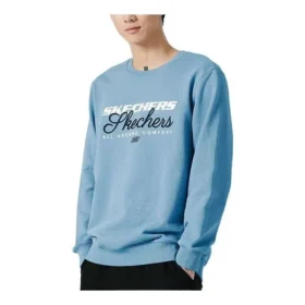 Maglione girocollo con stampa di lettere “Teal”