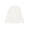 Maglione girocollo con stampa floreale “Blue White Grey”
