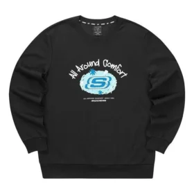 Maglione girocollo con stampa “Nero Bianco Rosa Blu Grigio”