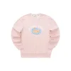 Maglione girocollo con stampa “Nero Bianco Rosa Blu Grigio”