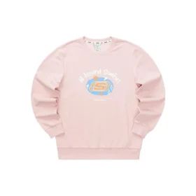 Maglione girocollo con stampa “Nero Bianco Rosa Blu Grigio”