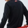 Maglione girocollo con stampa “Nero Bianco Rosso”