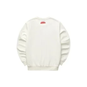 Maglione girocollo con stampa “White Black Red”
