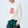 Maglione girocollo con stampa “White Black Red”