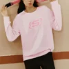 Maglione S Letter Crew “Rosa”