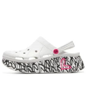 Max Cushioning Foamies “Bianco Nero Rosa”