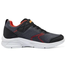 Microspec – Sneakers sportives Zovox “Black Grey Red”