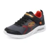 Microspec – Sneakers sportives Zovox “Black Grey Red”