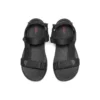 On-the-GO 600 Sandali sportivi da esterno con velcro, punta aperta e tacco basso, completamente neri