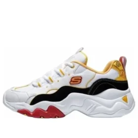 One Punch Man x Skechers D lites 3.0 Scarpe da corsa basse Bianco/Nero/Giallo