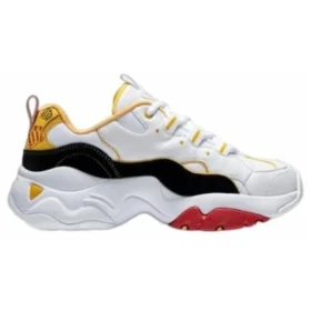 One Punch Man x Skechers D lites 3.0 Scarpe da corsa basse Bianco/Nero/Giallo