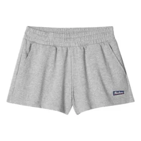 Pantaloncini con logo stampato “Grigio-verde”