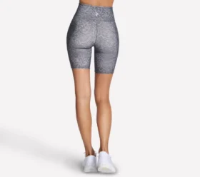 Pantaloncini da ciclismo a vita alta da 8 pollici con stampa GO FLEX
