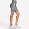 Pantaloncini da ciclismo a vita alta da 8 pollici con stampa GO FLEX