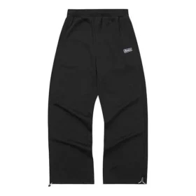 Pantaloni casual a vita alta con logo “Black”