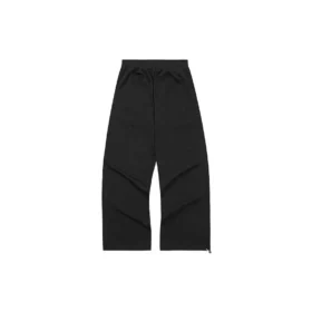 Pantaloni casual a vita alta con logo “Black”
