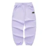 Pantaloni casual a vita alta “Viola Nero Blu Grigio”