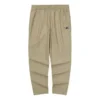 Pantaloni casual a vita media e gamba dritta “Tan”