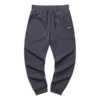 Pantaloni casual colorati in maglia con coulisse “Nero”