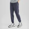 Pantaloni casual colorati in maglia con coulisse “Nero”