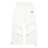 Pantaloni casual dritti con logo “Bianco”