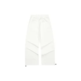 Pantaloni casual dritti con logo “Bianco” Pantaloni casual dritti con logo “Bianco”