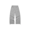 Pantaloni casual dritti con logo “Grigio”