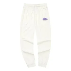 Pantaloni casual Skechers x SpongeBob SquarePants con logo stampato “Bianco Nero”