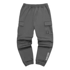 Pantaloni dritti da lavoro con logo stampato “Grey Black Green”