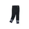 Pantaloni in pile a maglia fitta con coulisse “Nero Bianco”
