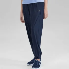 Pantaloni in tessuto con logo sportivo stampato “Navy” Pantaloni in tessuto con logo sportivo stampato “Navy”