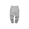 Pantaloni sportivi affusolati e caldi con fodera in pile e lettere “Black Grey”