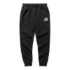Pantaloni sportivi affusolati in maglia con logo stampato “Nero Blu Navy Grigio”