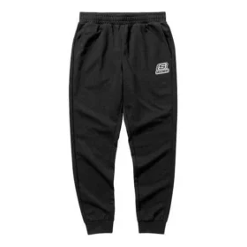 Pantaloni sportivi affusolati in maglia con logo stampato “Nero Blu Navy Grigio”