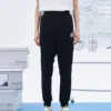 Pantaloni sportivi affusolati in maglia con logo stampato “Nero Blu Navy Grigio”