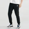 Pantaloni sportivi affusolati in maglia con logo stampato “Nero Blu Navy Grigio”