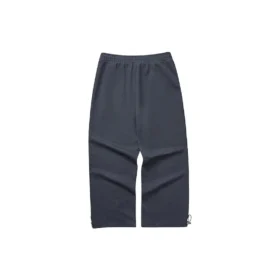 Pantaloni sportivi in maglia a vita media in tinta unita “Grigio”