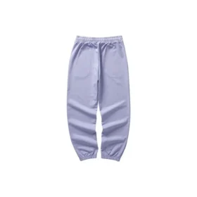 Pantaloni sportivi in maglia con logo stampato in vita “Purple”
