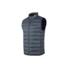 Piumino 3 in 1 con cappuccio in tessuto “Grey Black”