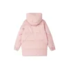 Piumino caldo con cappuccio di media lunghezza “Black Pink”