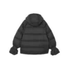Piumino con cappuccio e zip a maniche lunghe “Black”