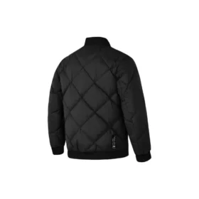 Piumino con collo in tinta unita “Black”
